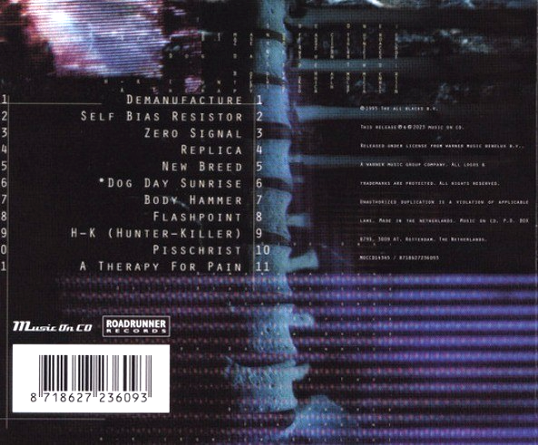 Fear Factory – Demanufacture CD Album 2023 remastered reissue on Music On CD