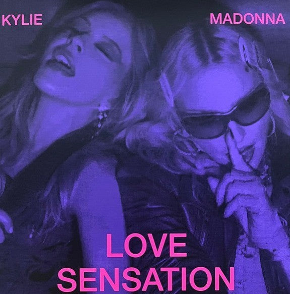 Madonna & Kylie Love Sensation 7" Vinyl Record limited clear 2026 on Maverick
