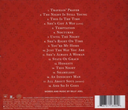 Billy Joel She's Got A Way Love Songs CD Album reissue on Columbia