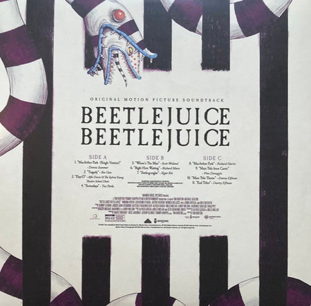 Beetlejuice Beetlejuice LP Album vinyl record  Lime Green & Purple Hand Poured