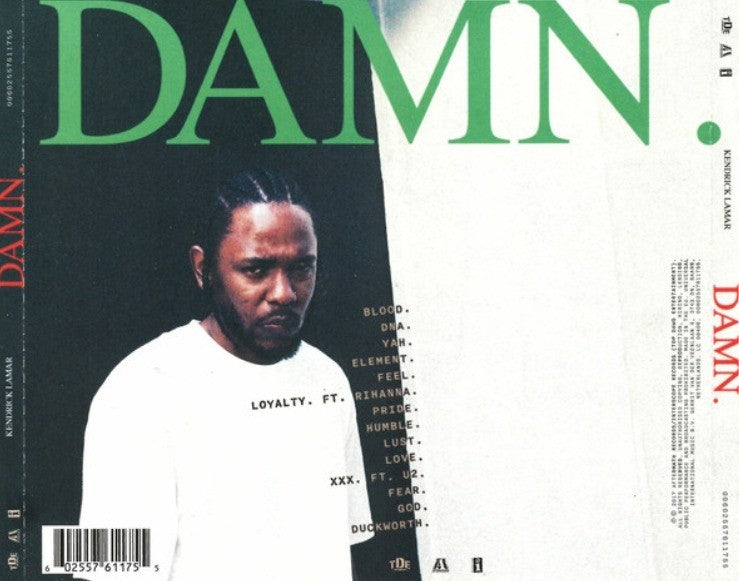 Kendrick Lamar Damn CD Album 2017 on Top Dawg Entertainment
