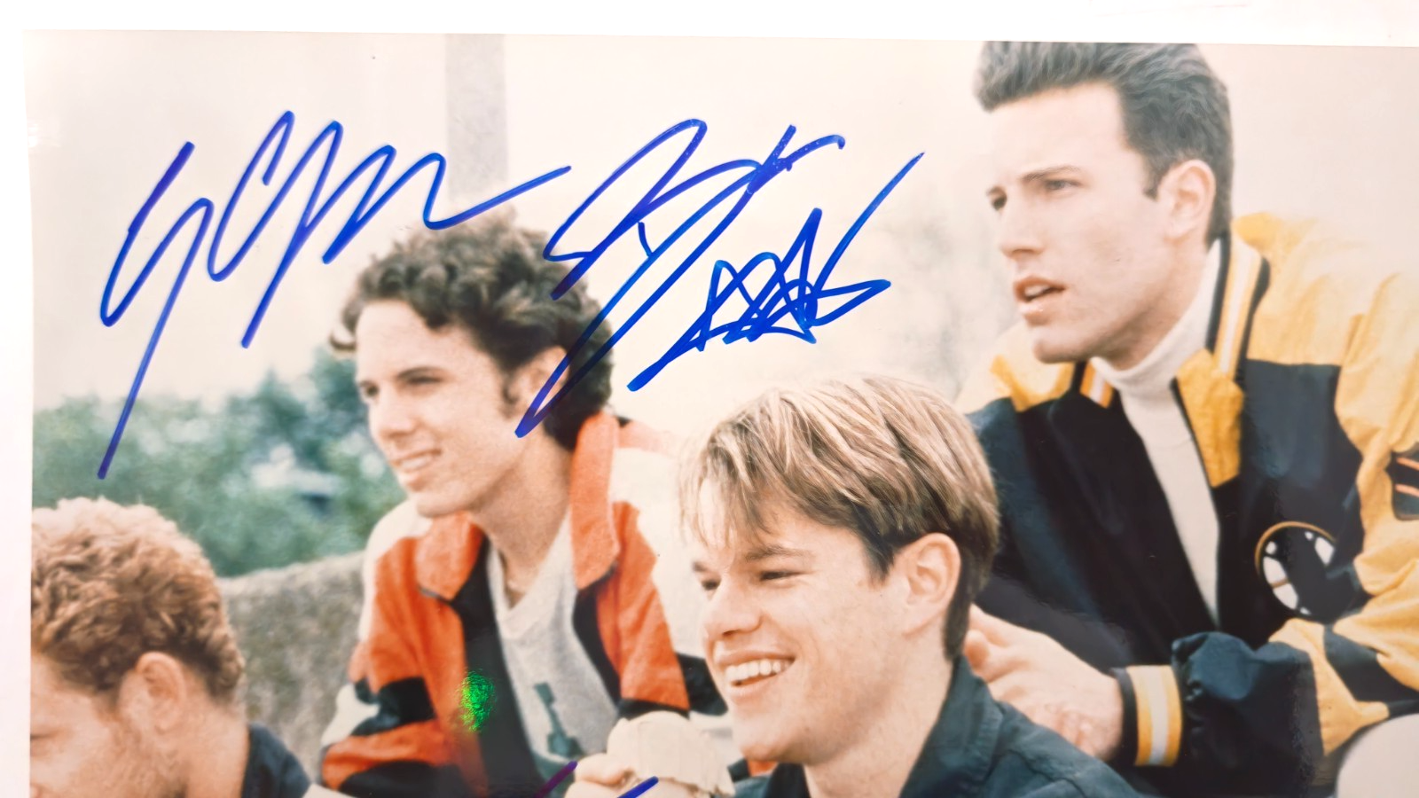 Goodwill Hunting Cast Hand Signed Photo autograph Size A4 with Cert 3 Actors