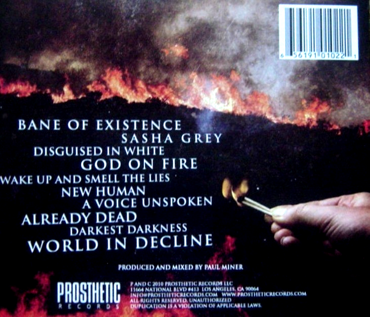 Antagonist – World In Decline CD Album 2010 on Prosthetic Records