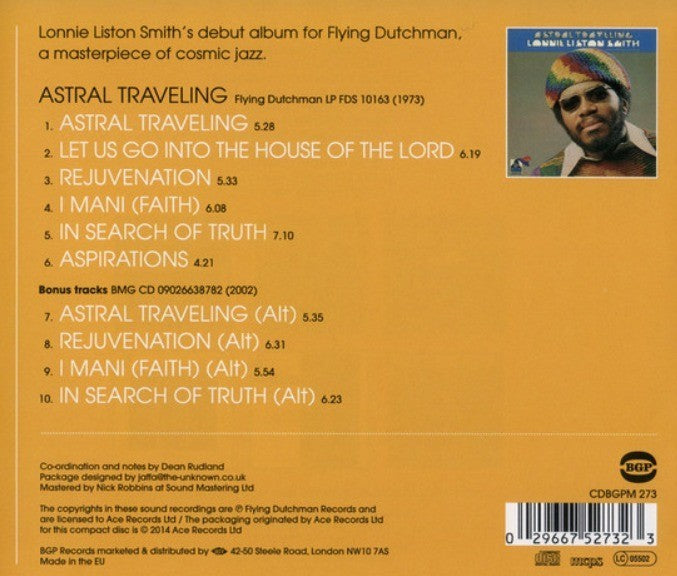 Lonnie Liston Smith & The Cosmic Echoes Astral Travels CD Album 2013 Reissue
