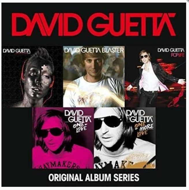 David Guetta Original Album Series CD Boxset 5 Disc Set on Warner 2014
