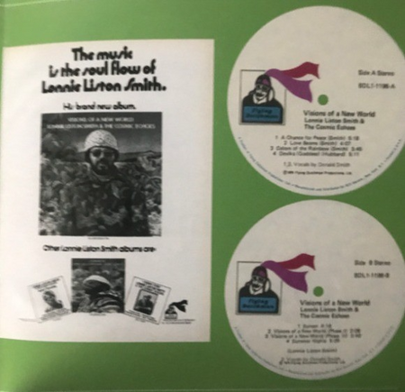 Lonnie Liston Smith & The Cosmic Echoes Visions Of A New World CD Album reissue