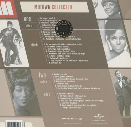 Motown Collected LP Album vinyl record remastered compilation 2022 black MOV 180