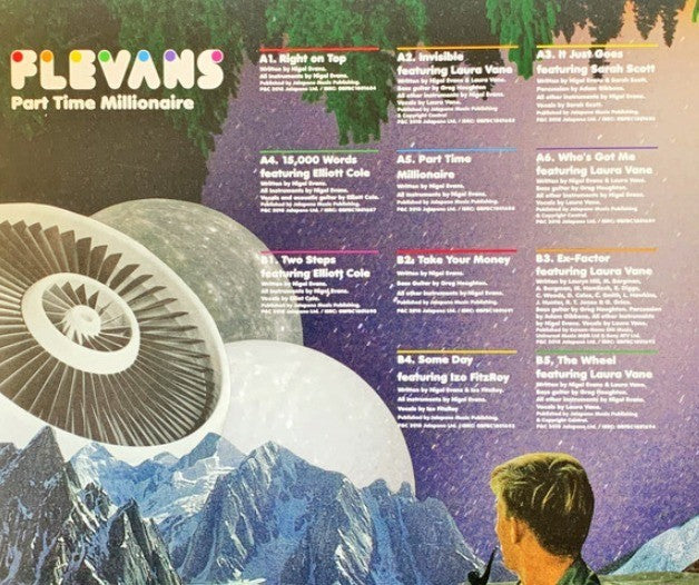 Flevans – Part Time Millionaire CD Album 2019 on Jalapeno Records