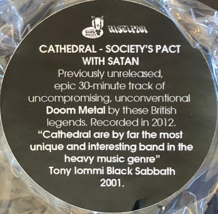Cathedral Society's Pact With Satan LP album vinyl record 2025 on Rise Above