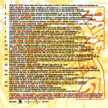 Rare Earth The Collection CD Album 2004 remastered compilation reissue Universal