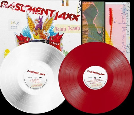 Basement Kish Kash LP Album Vinyl Record Limited  2 x Red & White 2023 reissue