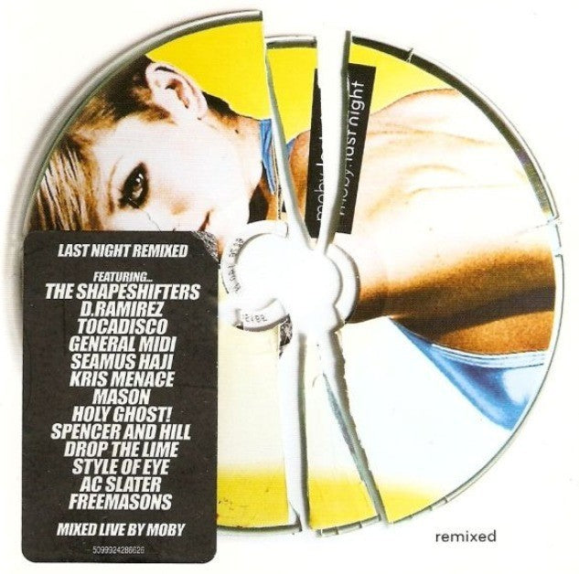 Moby – Last Night Remixed CD Album 2008 on Mute