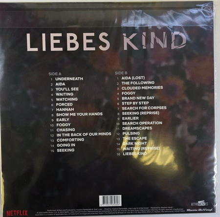 Gustavo Santaolalla & Juan Luqui – Liebes Kind OST  LP Album vinyl record Clear