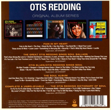 Otis Redding – Original Album Series CD Boxset 5 Disc Set on Rhino / Atco 20110
