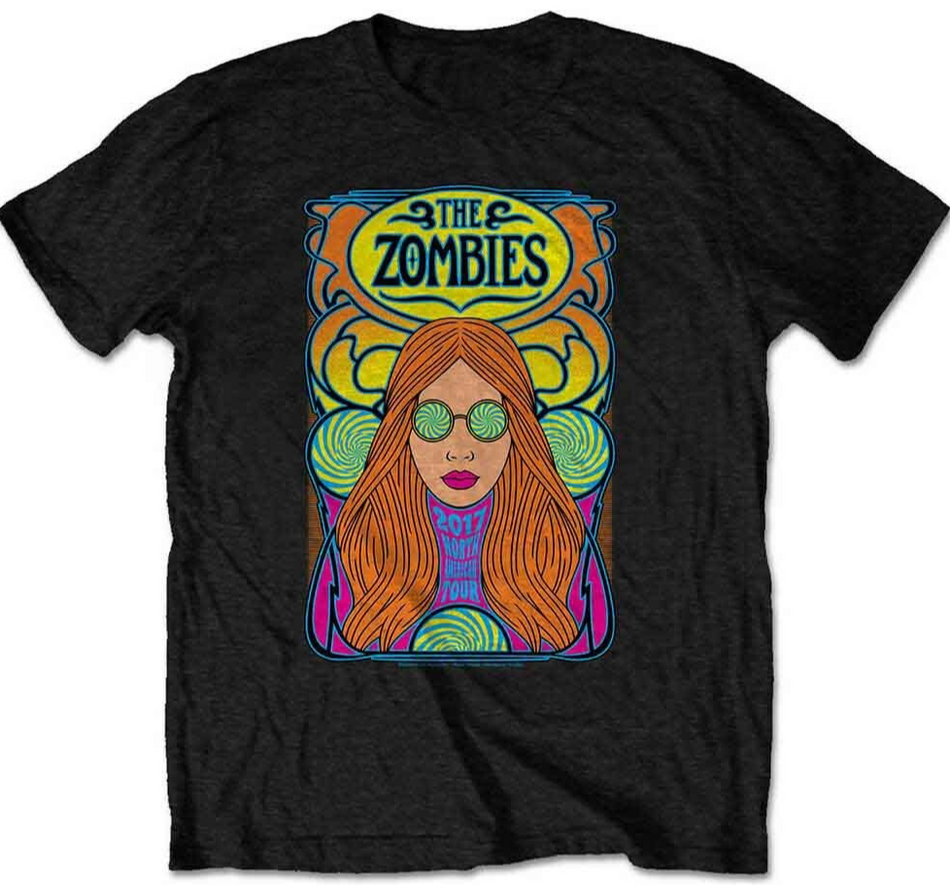 The Zombies Unisex T-Shirt North American Tour black with Motif Size XXL