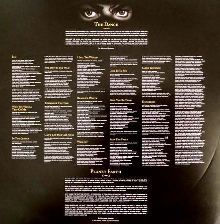 Michael Jackson Dangerous LP Album vinyl record 2018 picture disc on Epic LTD