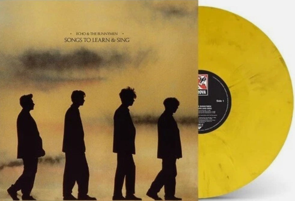 Echo & The Bunnymen Songs To Learn & Sing  LP Album Vinyl Record Yellow Black