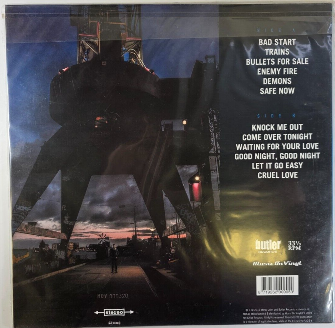 Mercy John – Let It Go Easy  LP Album vinyl record limited numbered blue 180gram