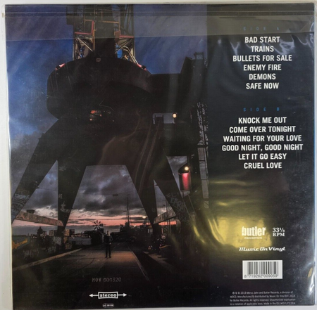 Mercy John – Let It Go Easy  LP Album vinyl record limited numbered blue 180gram