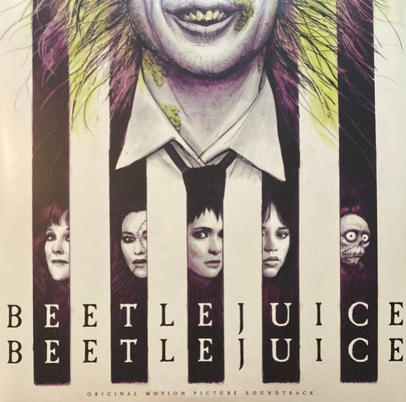 Beetlejuice Beetlejuice LP Album vinyl record  Lime Green & Purple Hand Poured