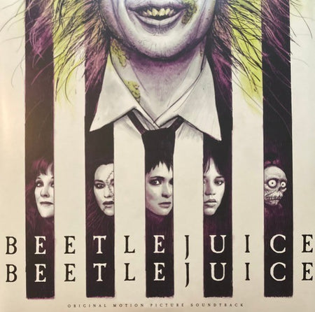 Beetlejuice Beetlejuice LP Album vinyl record  Lime Green & Purple Hand Poured