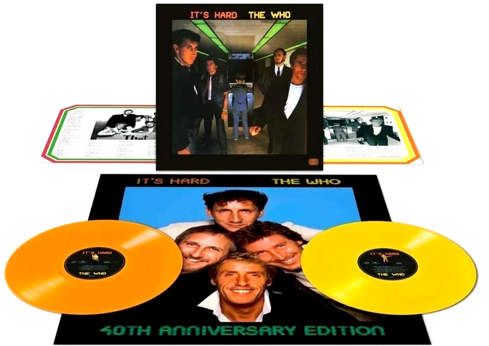The Who It's Hard LP Album vinyl record 2022 RSD Orange & Yellow Limited 40th