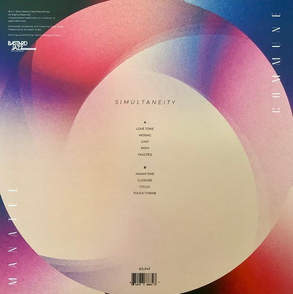 Manatee Commune Simultaneity LP Album Vinyl Record on Bastard Jazz 2024