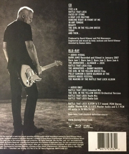 David Gilmour – Rattle That Lock  CD Blu-Ray Deluxe Boxset  2015 on Columbia