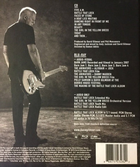 David Gilmour – Rattle That Lock  CD Blu-Ray Deluxe Boxset  2015 on Columbia