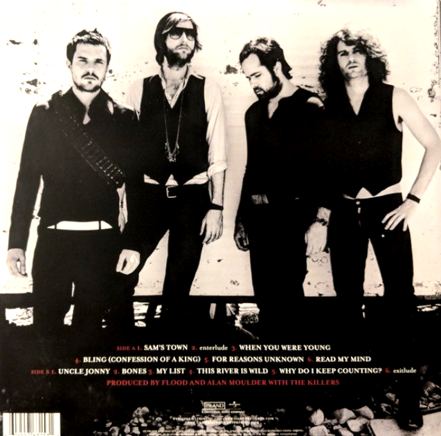 The Killers Sam's Town LP Album vinyl record 2017 Reissue on Island records