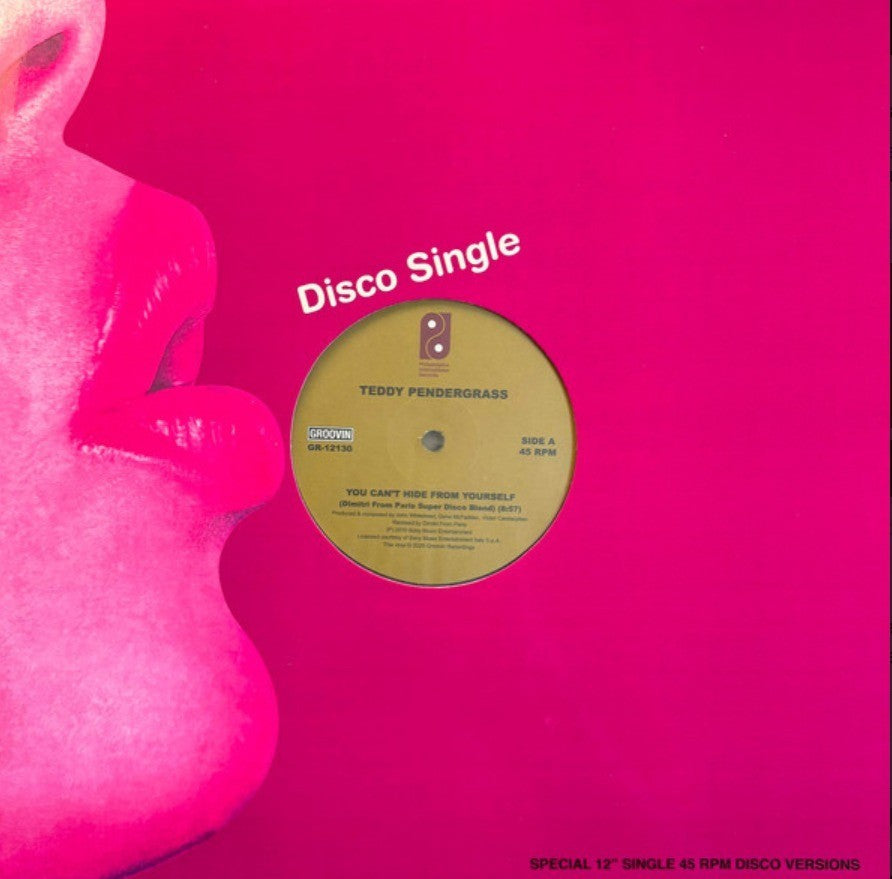 Teddy Pendergrass You Can't Hide from Yourself 12" vinyl record Dimitri remixes