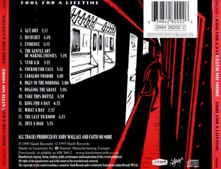 Faith No More King For A Day Fool For A Lifetime CD Album on Slash