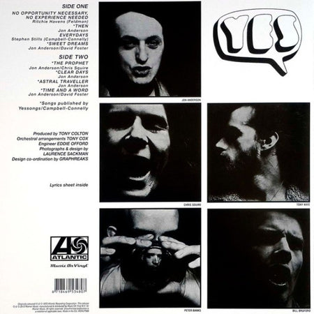 Yes Time And A Word LP Album vinyl record 2014 Remastered audiophile reissue