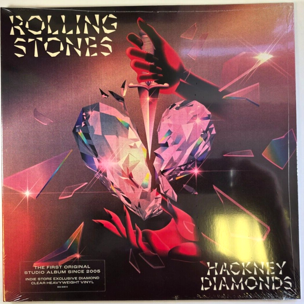 Hackney Diamonds LP album vinyl record limited clear 2023 in Gatefold sleeve