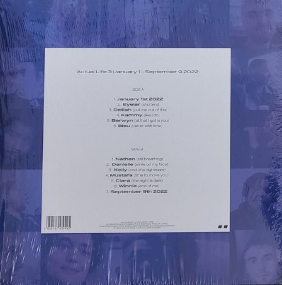 Fred again Actual Life 3 January 1 - September 9 2022 LP Album vinyl record