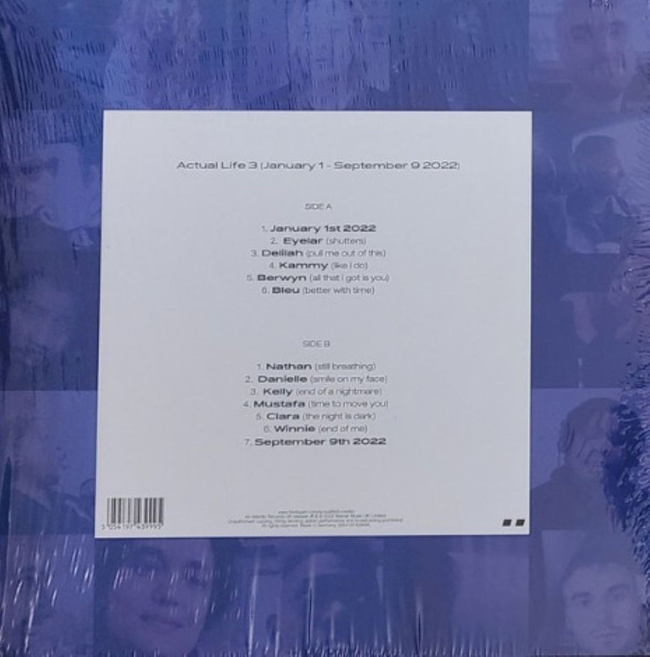 Fred again Actual Life 3 January 1 - September 9 2022 LP Album vinyl record