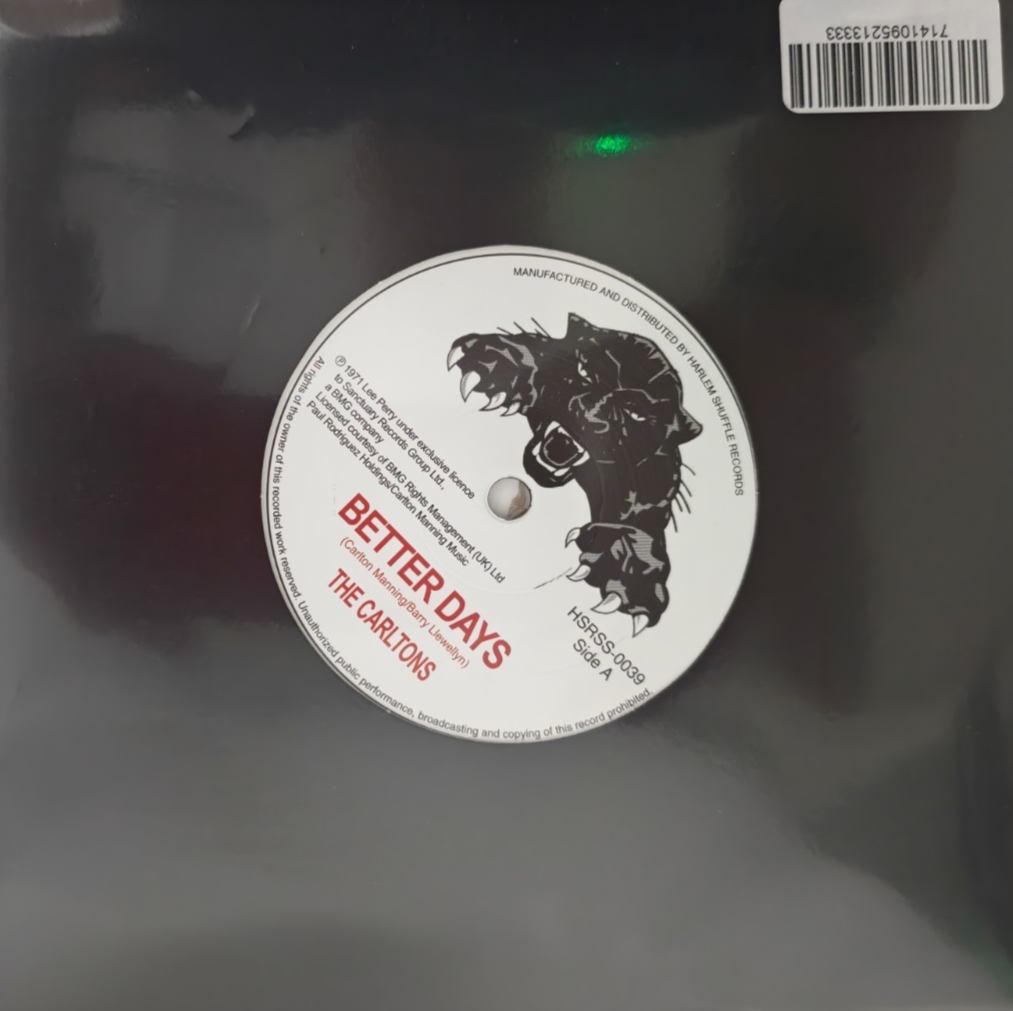 The Carltons / Lee Perry Better Days / Station Underground News 7" Vinyl Record