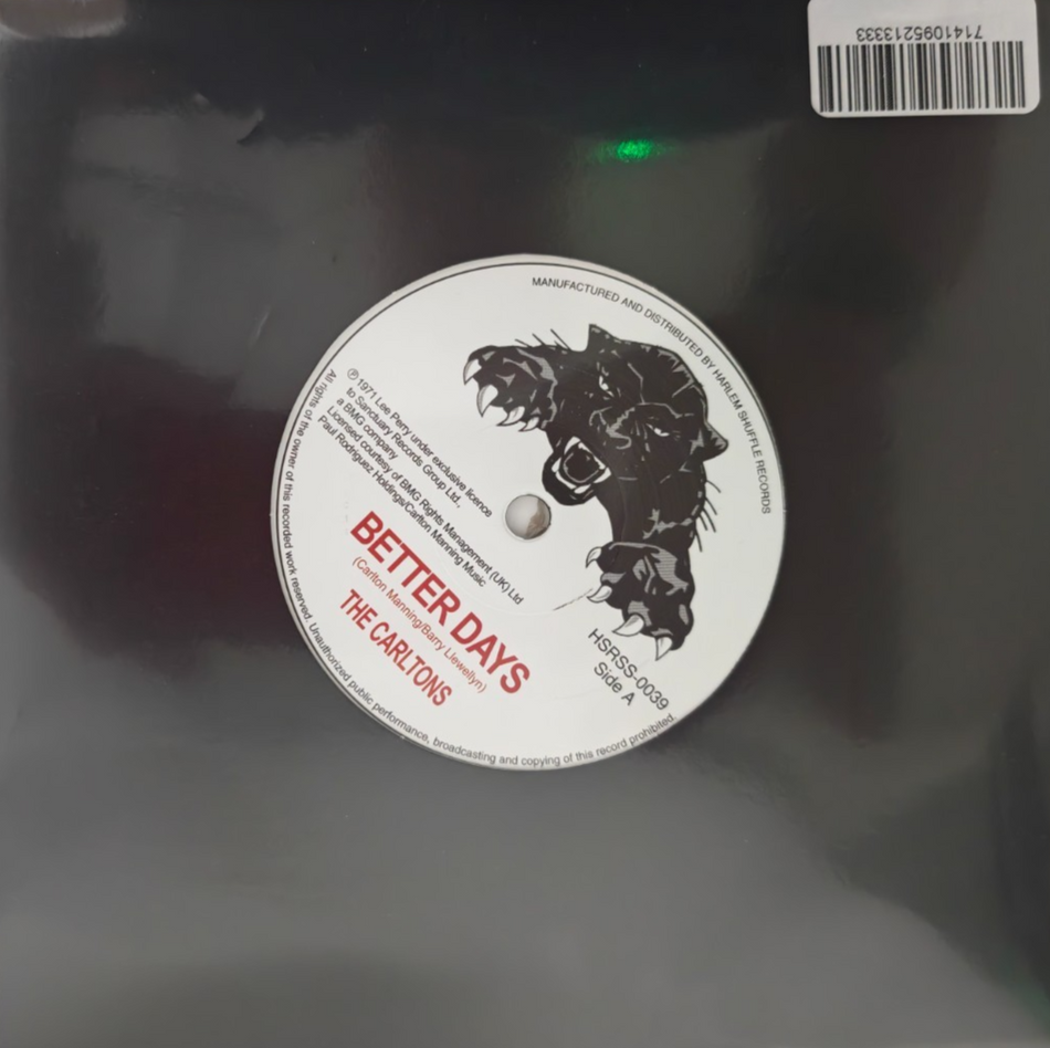 The Carltons / Lee Perry Better Days / Station Underground News 7" Vinyl Record