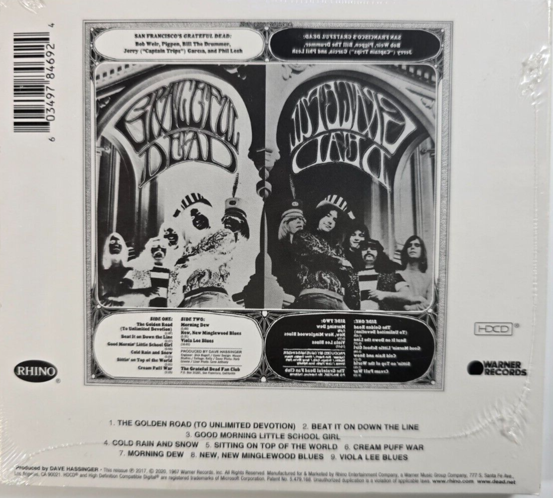 Grateful Dead The Grateful Dead CD Album 2020 in digipak on Warner Records