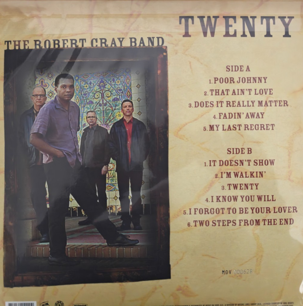 The Robert Cray Band Twenty LP Album vinyl record Numbered Clear remastered 180g