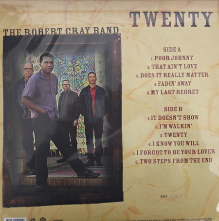 The Robert Cray Band Twenty LP Album vinyl record Numbered Clear remastered 180g