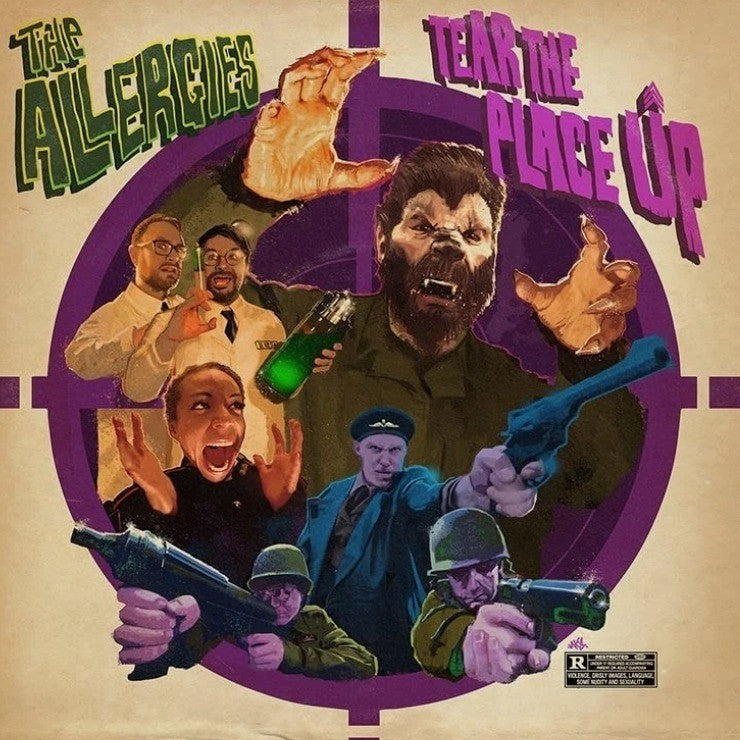 The Allergies Tear The Place Up LP Album vinyl record 2023 on Jalapeno Records