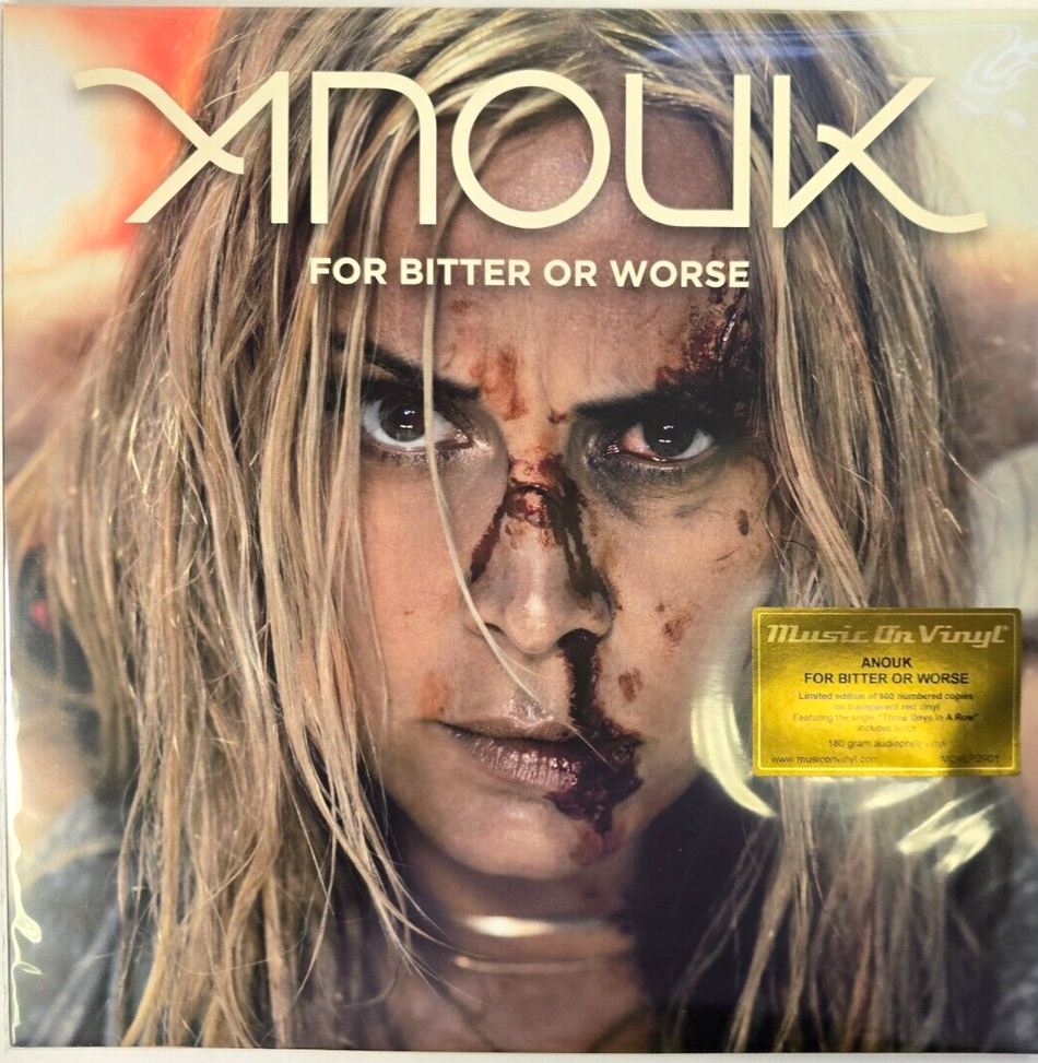 Anouk – For Bitter Or Worse LP Album vinyl record limited numbered red 180g 2023