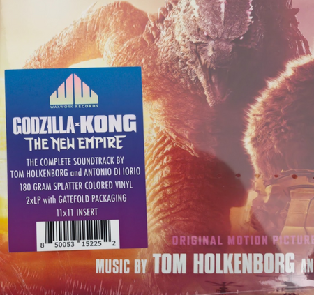 Tom Holkenborg & Antonio Di Iorio Godzilla x Kong LP Album vinyl record Splatter