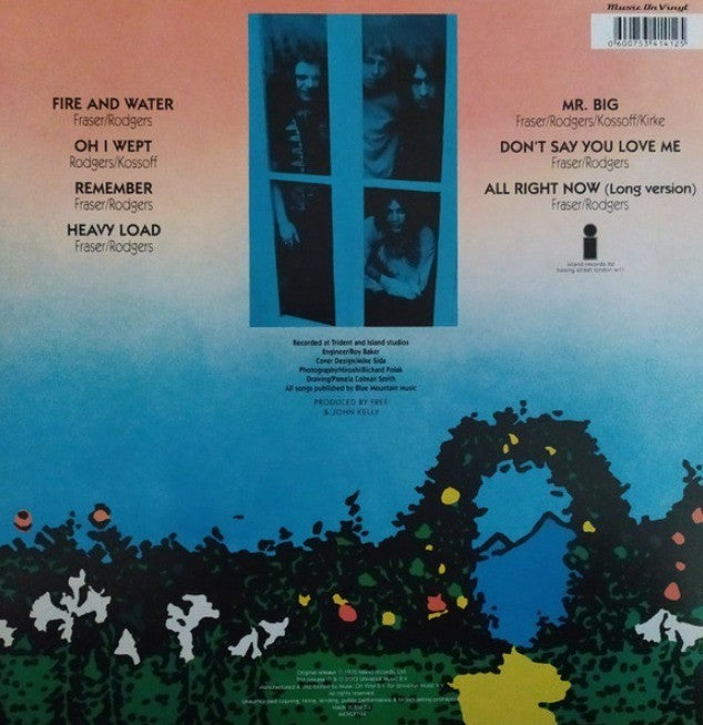 Free Fire And Water LP Album vinyl record  remastered reissue 180gram black 2013