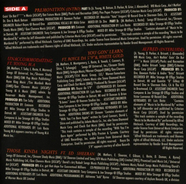 Eminem Slim Shady Music To Be Murdered By Side B CD Album 2 x Deluxe Interscope