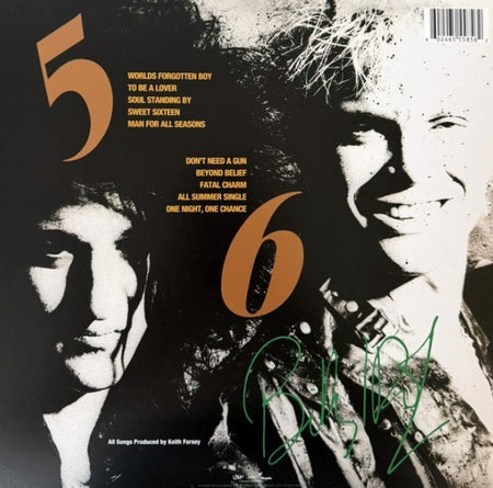 Billy Idol – Whiplash Smile LP Album Vinyl Record 2025 reissue on UMe remastered