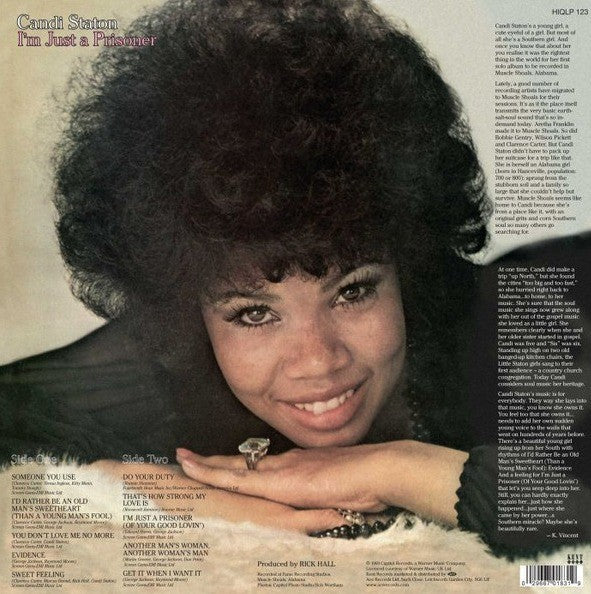 Candi Staton I'm Just A Prisoner LP Album Vinyl record reissue on Kent 2023