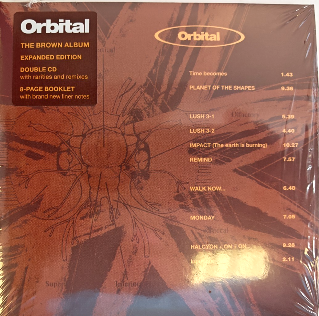 Orbital Orbital CD Album 2025 Expanded reissue compilation in digipak techno