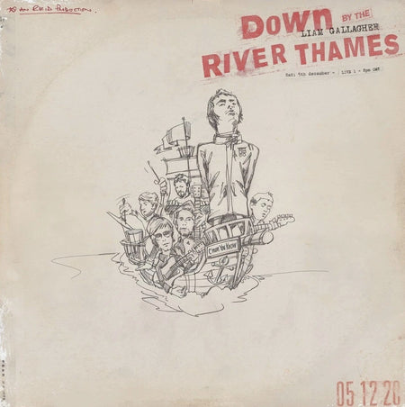 Liam Gallagher Down By The River Thames CD Album 2022 on Warner in digipak